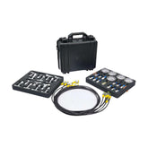 Complete Hydraulic Pressure Gauge Test Kit with 5 Gauges, 5 Test Hoses, 13 Couplings & 14 Tee Connectors for Accurate Readings & Easy Troubleshooting - Essential for Mechanics & DIY Enthusiasts